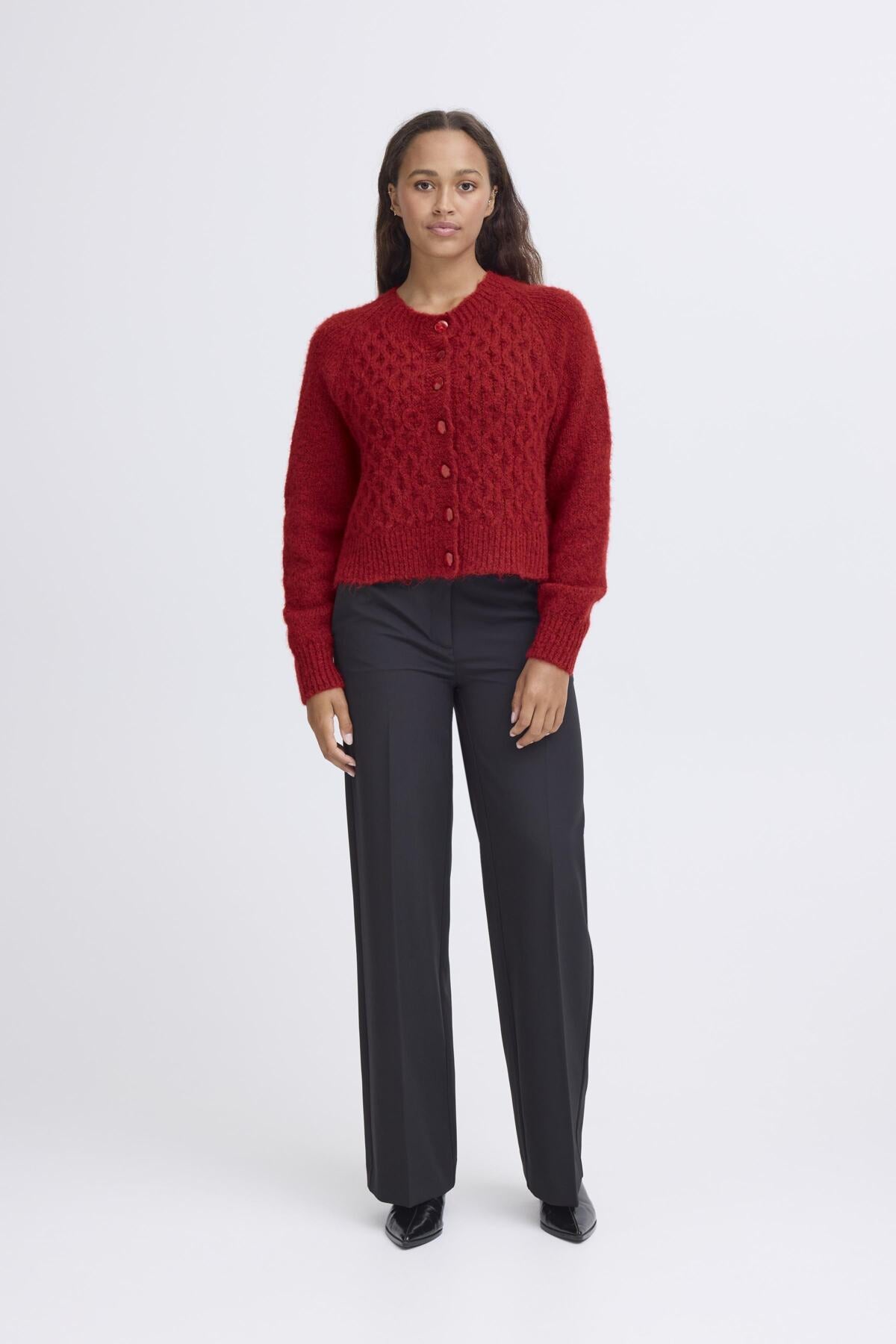 Tricot Belablue | Rouge Dahlia