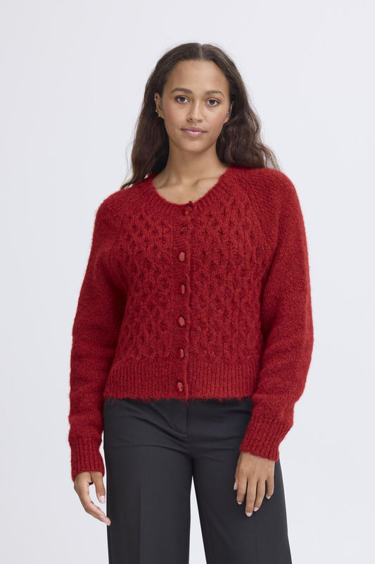 Tricot Belablue | Rouge Dahlia
