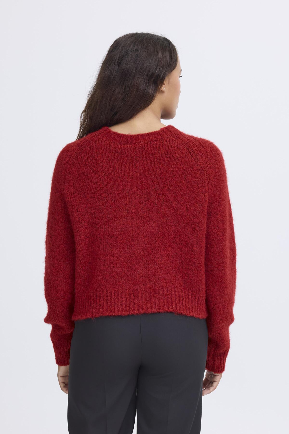 Tricot Belablue | Rouge Dahlia
