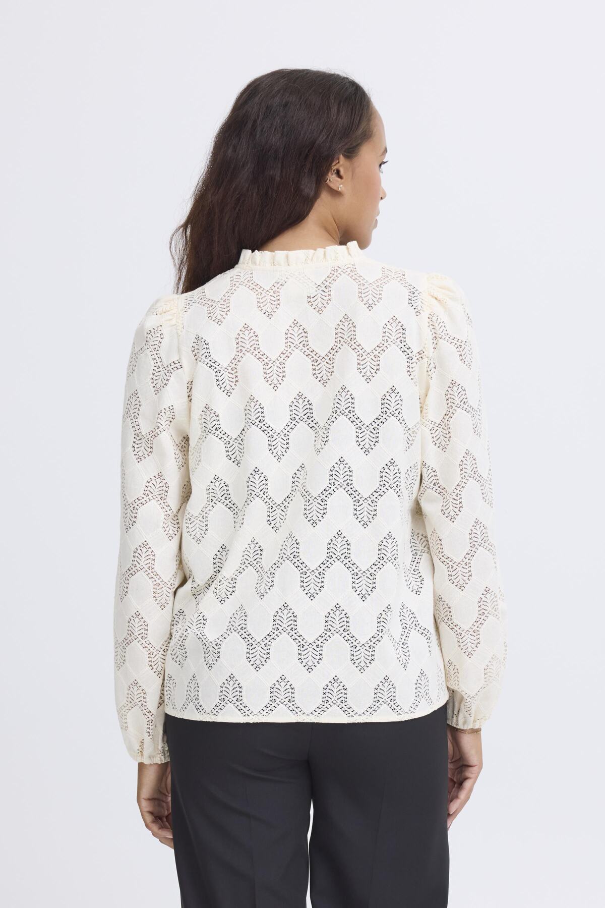 Blouse Junela | Blanc cassé