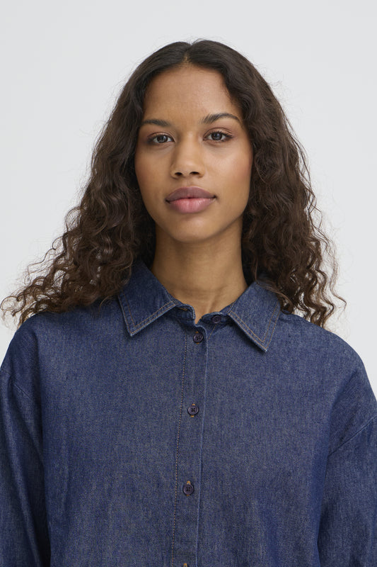 Blouse Archer | Bleu foncé