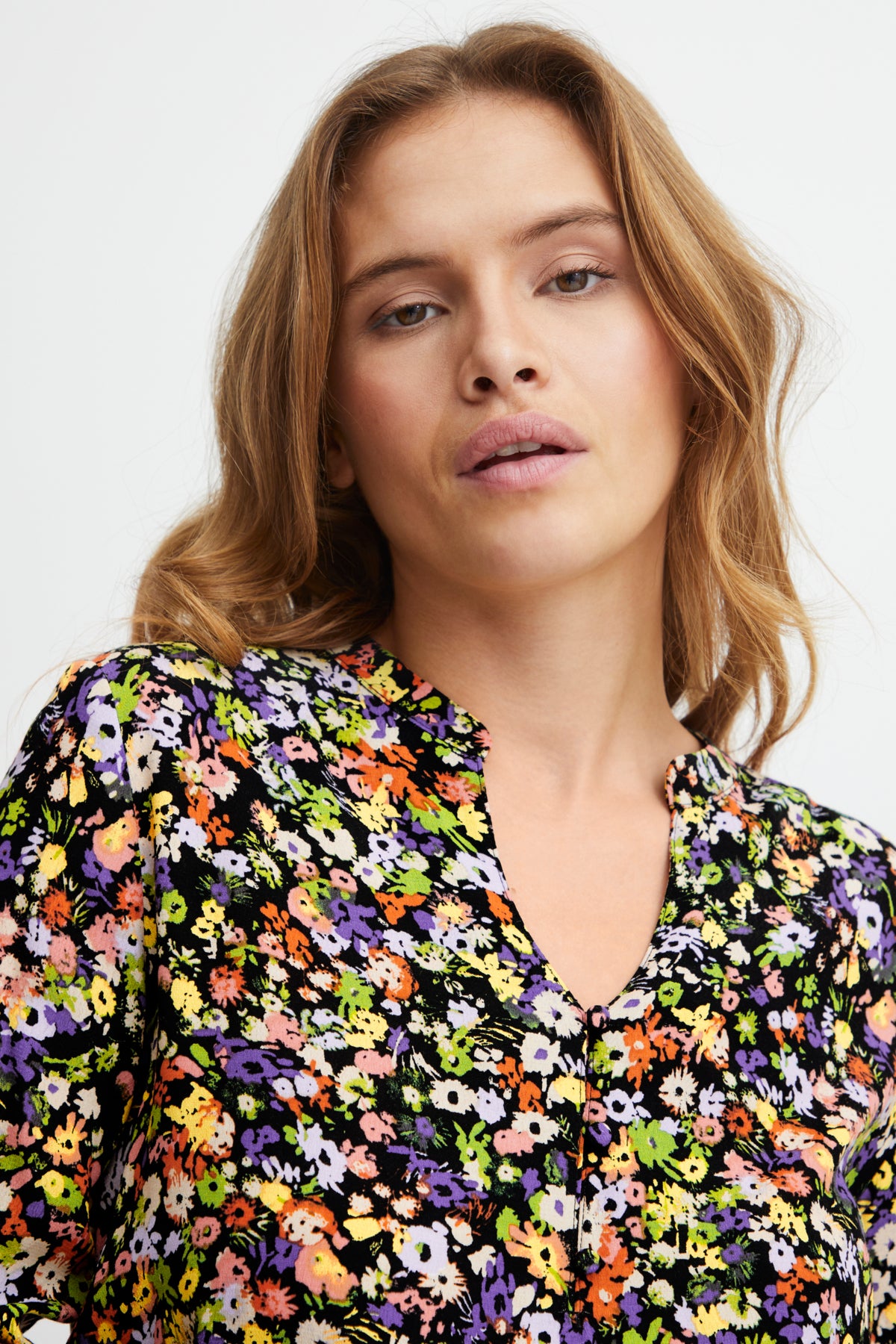 Blouse Ibane | Fleurs multicolores