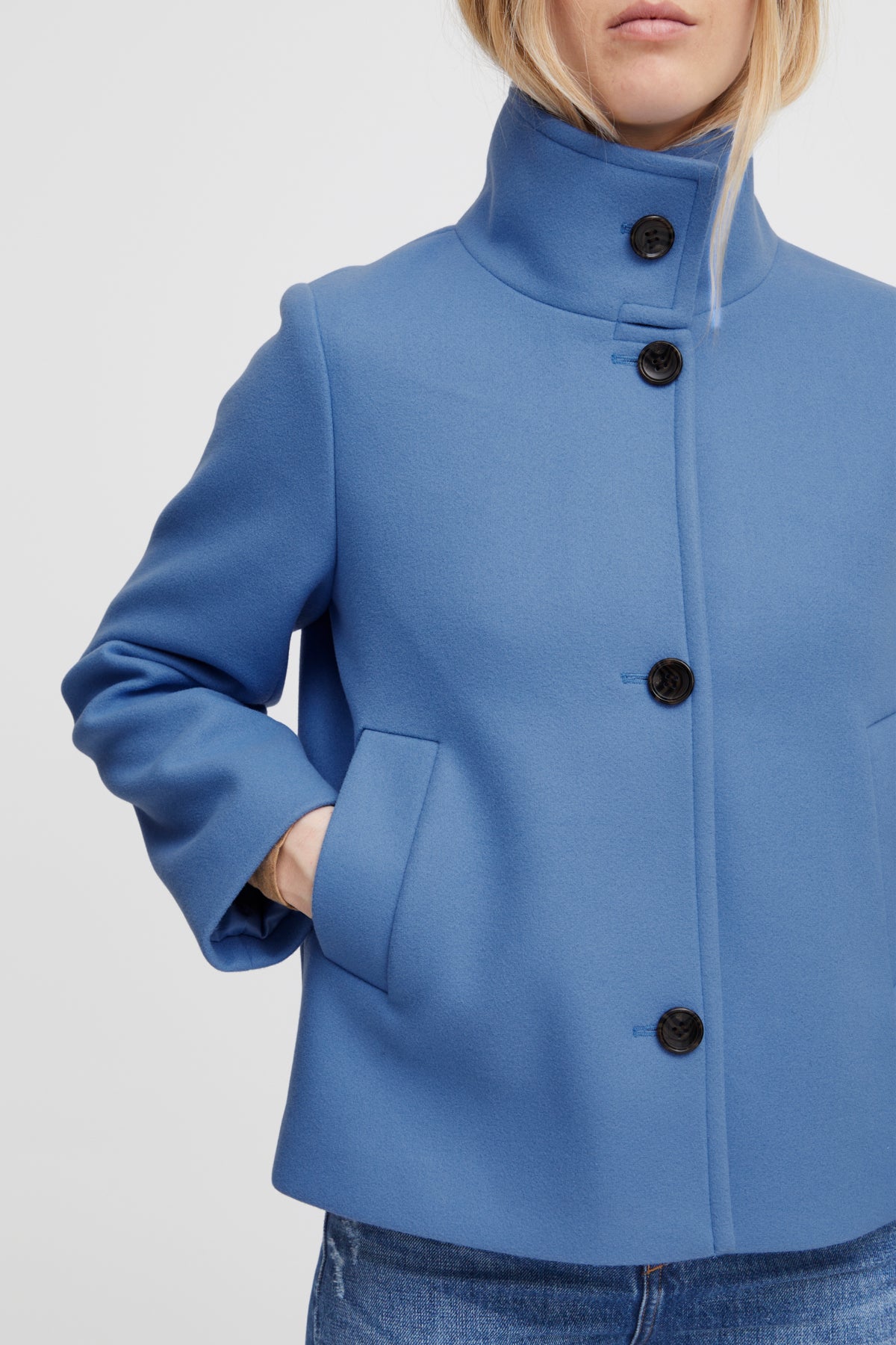 Manteau Cilia | Bleu Provence