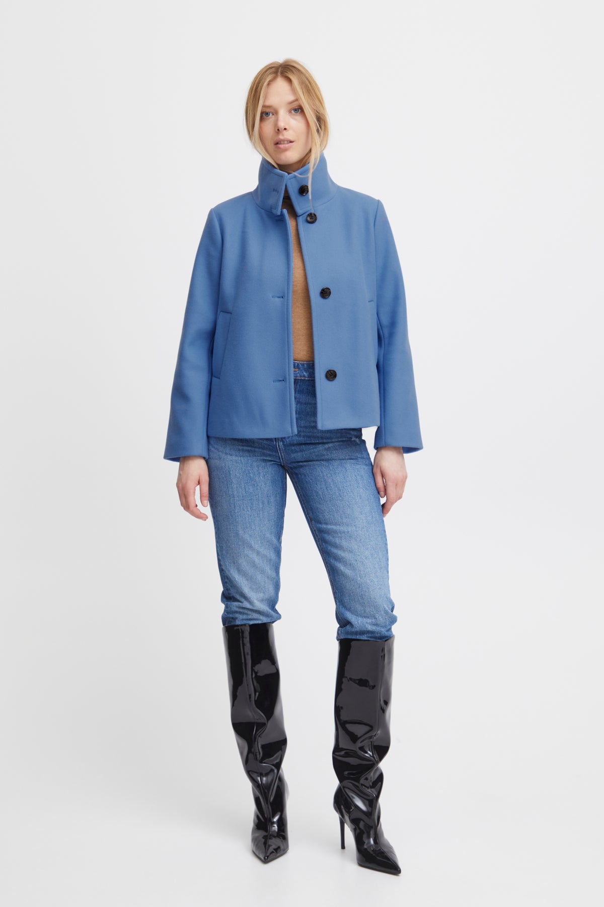 Manteau Cilia | Bleu Provence