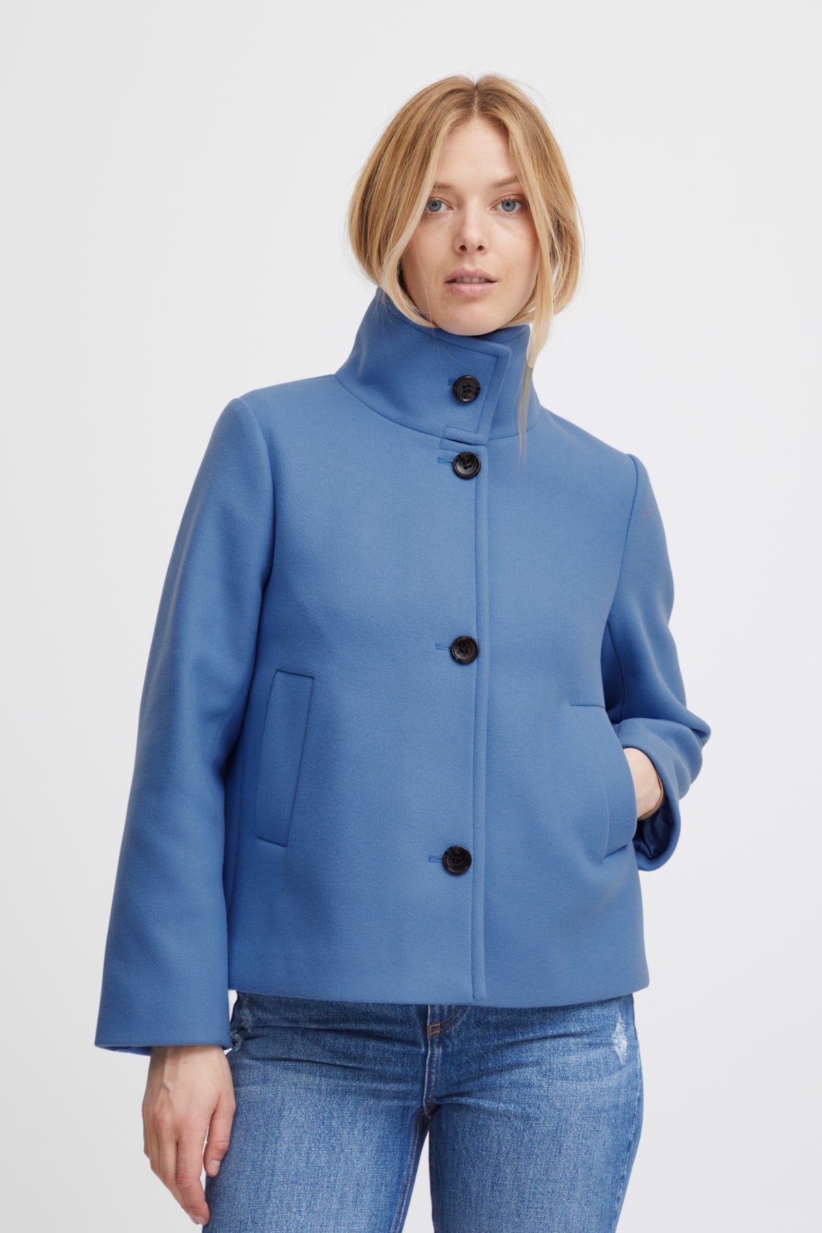 Manteau Cilia | Bleu Provence