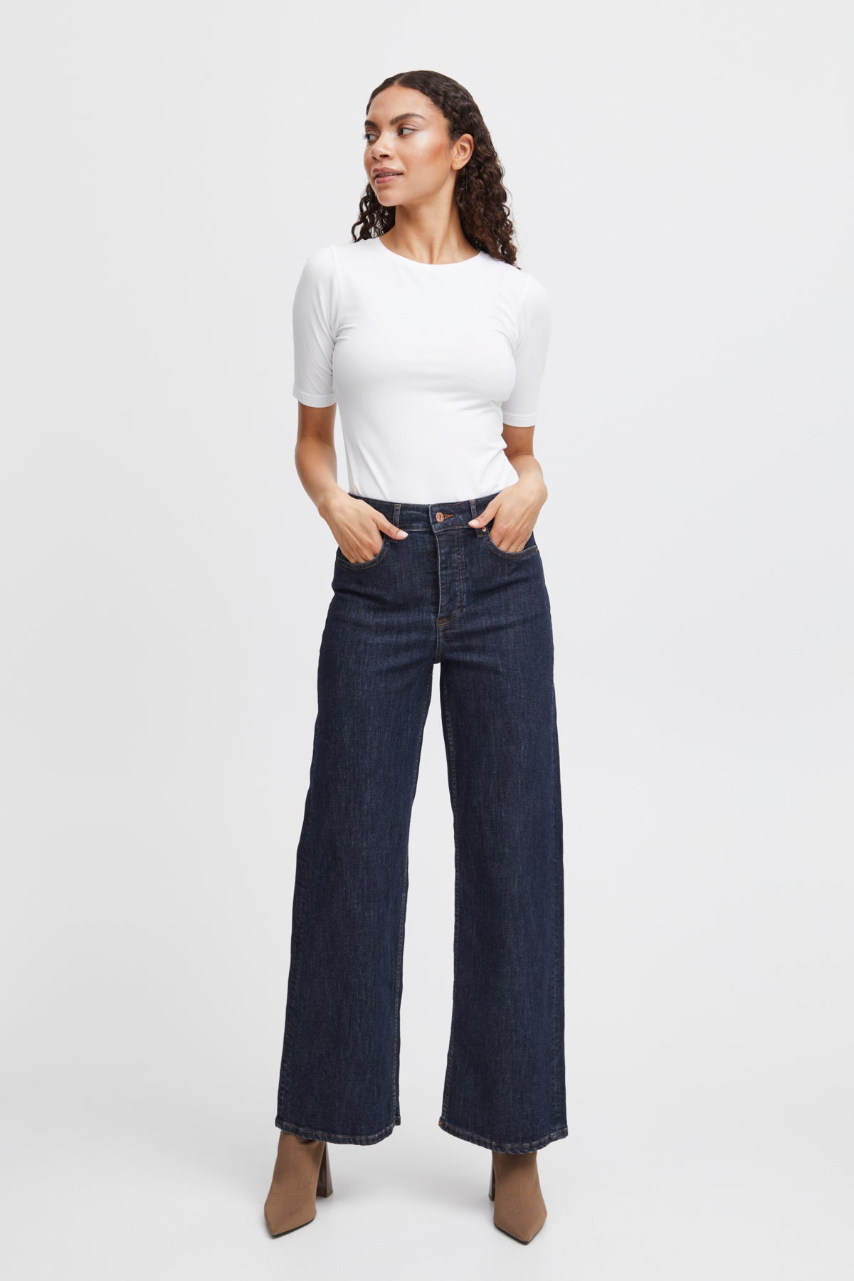 Jeans Komma long | Bleu foncé