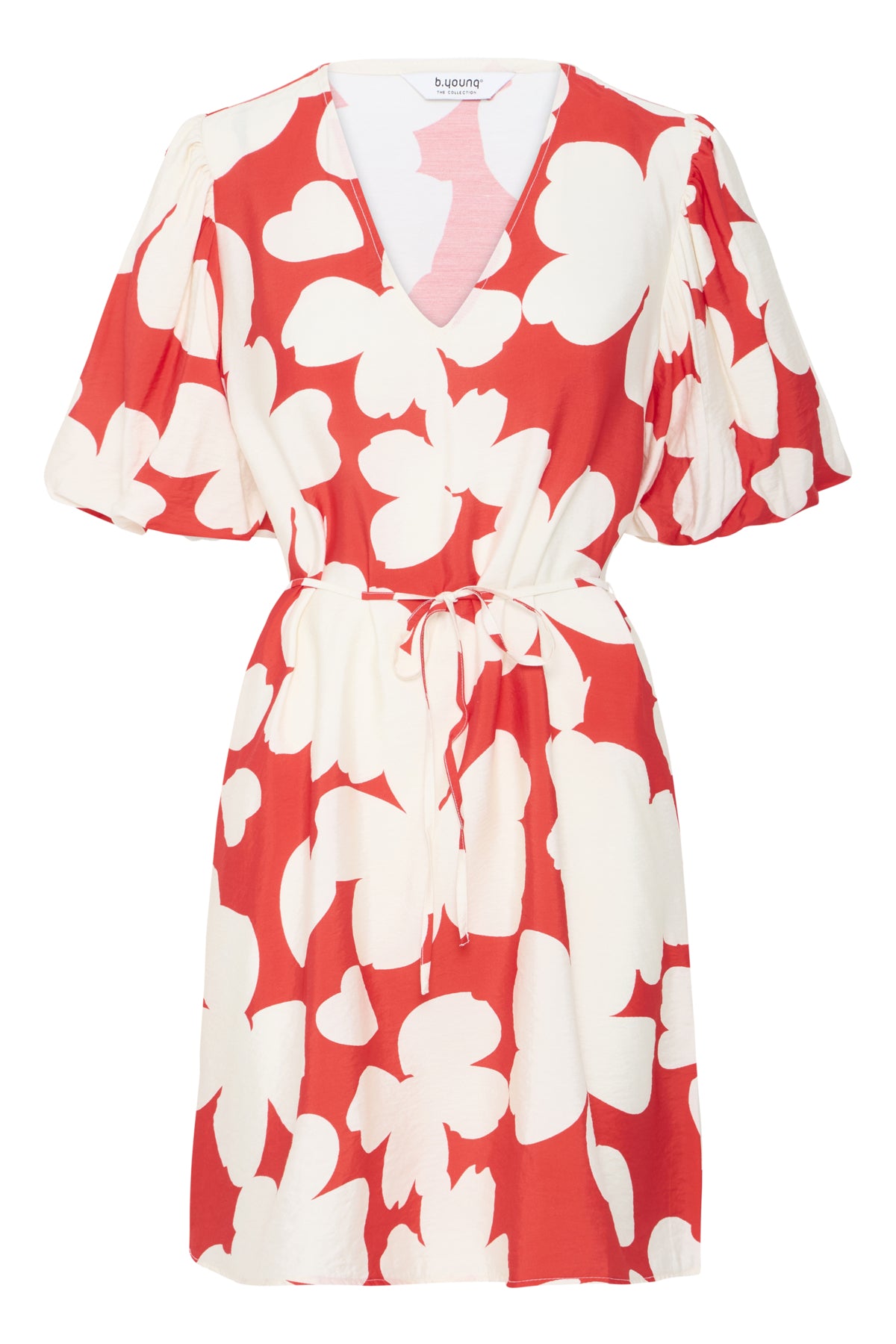Robe Bine | Motif Rouge coquelicot