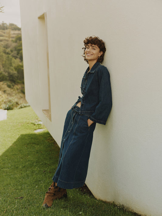 Jupe Lukan | Bleu foncé