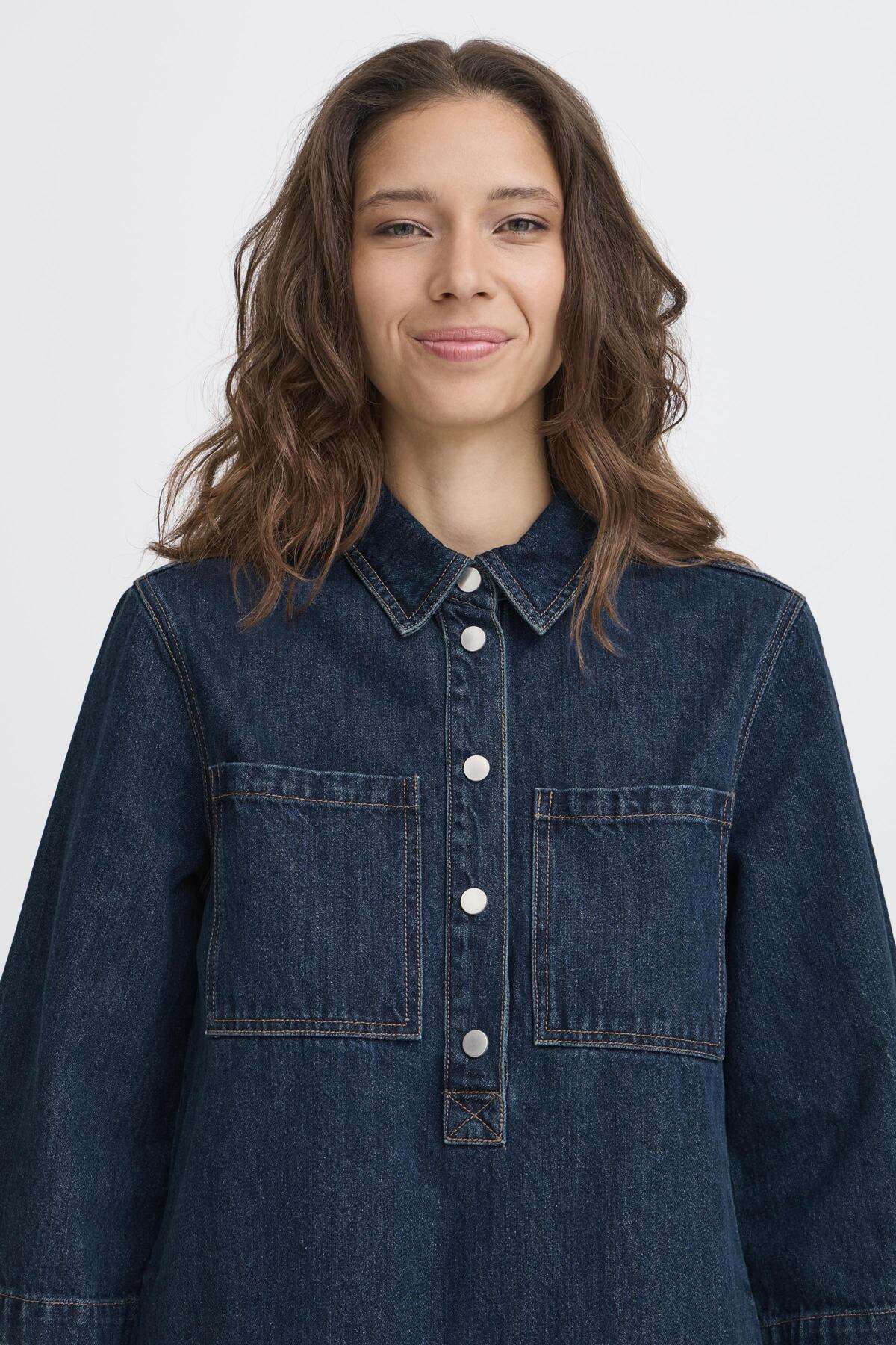 Robe Lukan | Bleu foncé