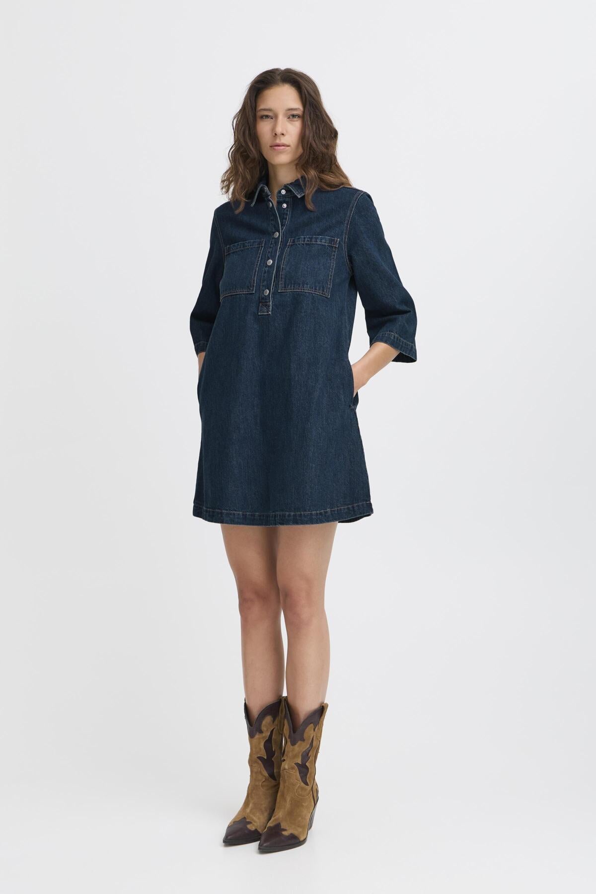 Robe Lukan | Bleu foncé