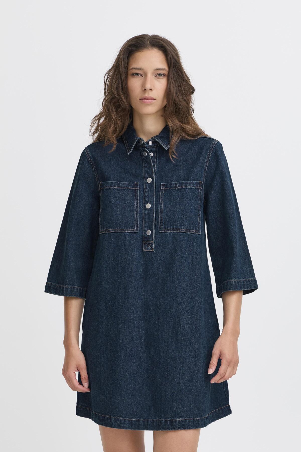 Robe Lukan | Bleu foncé