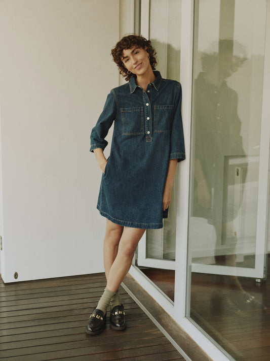 Robe Lukan | Bleu foncé