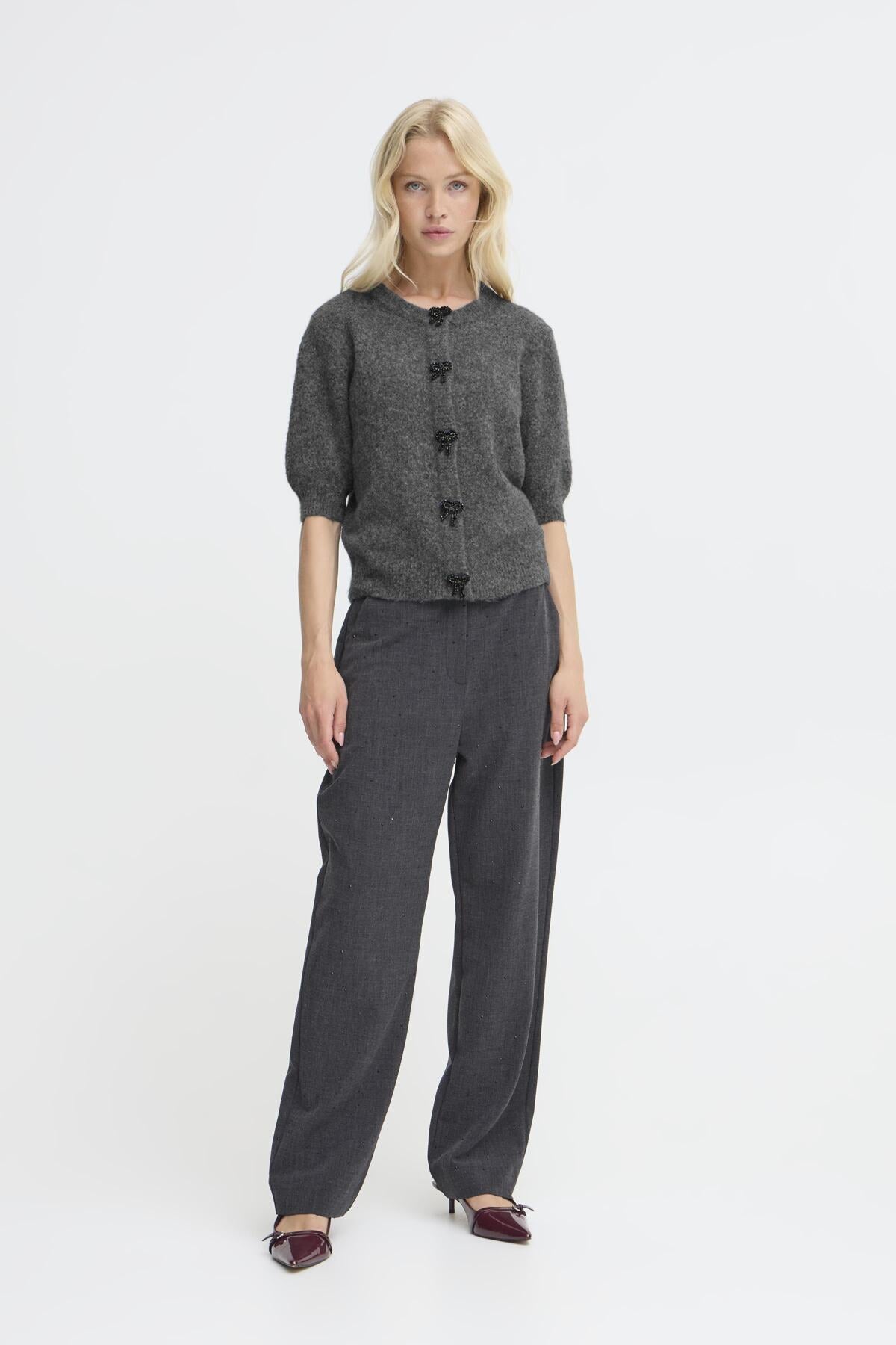 Cardigan Omea | Gris foncé