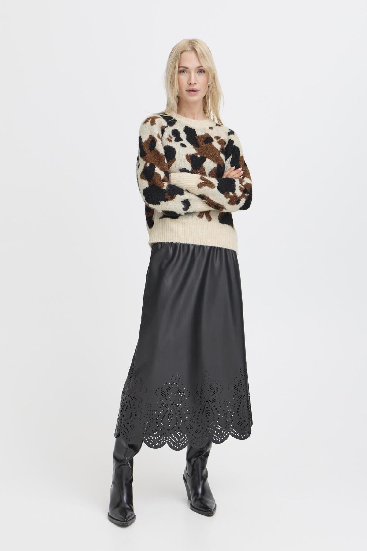 Tricot Omea cow | Crème