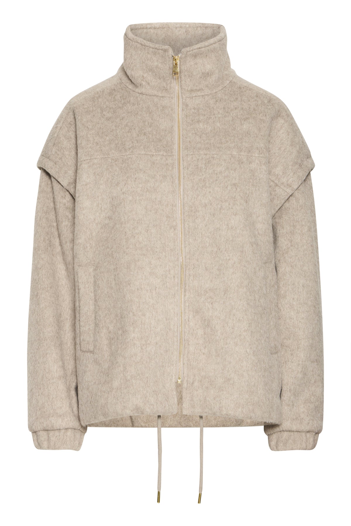 Manteau Becila | Mélange beige