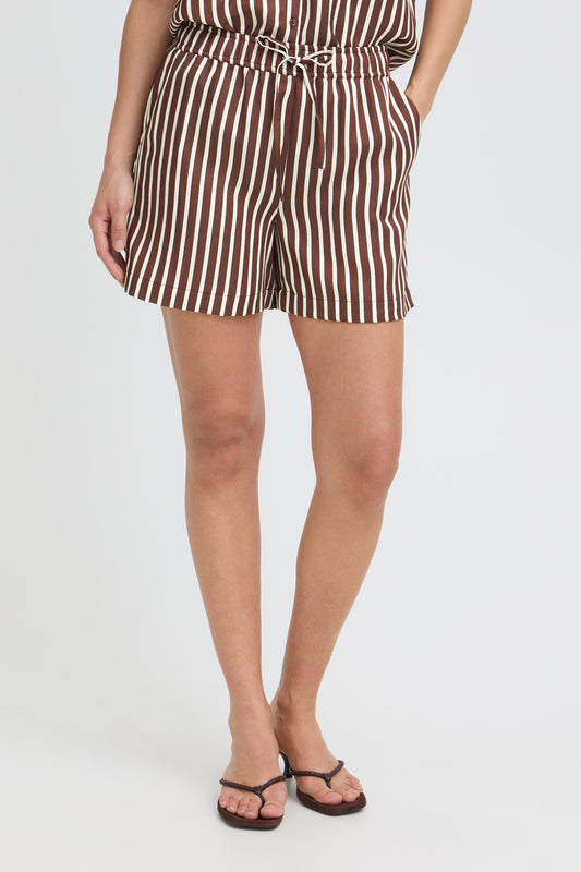 Short Evino - B.Young | Brun chocolat