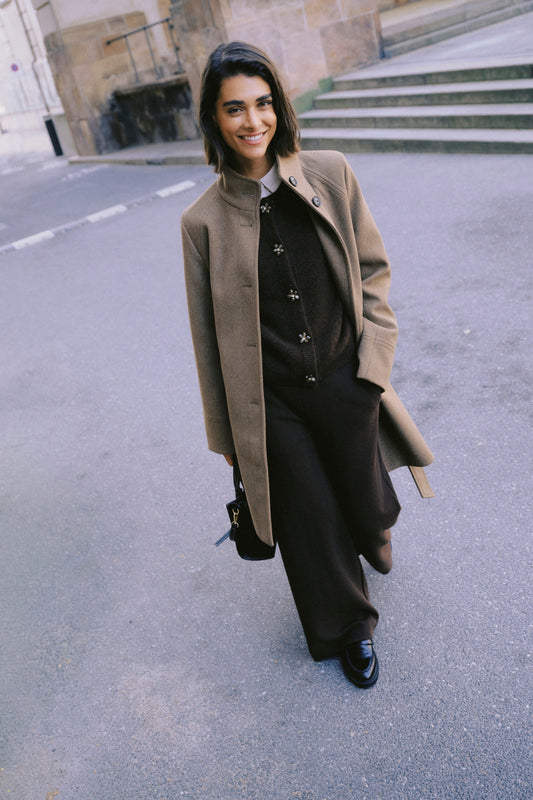 Pantalon Petrina - B.Young | Brun chocolat
