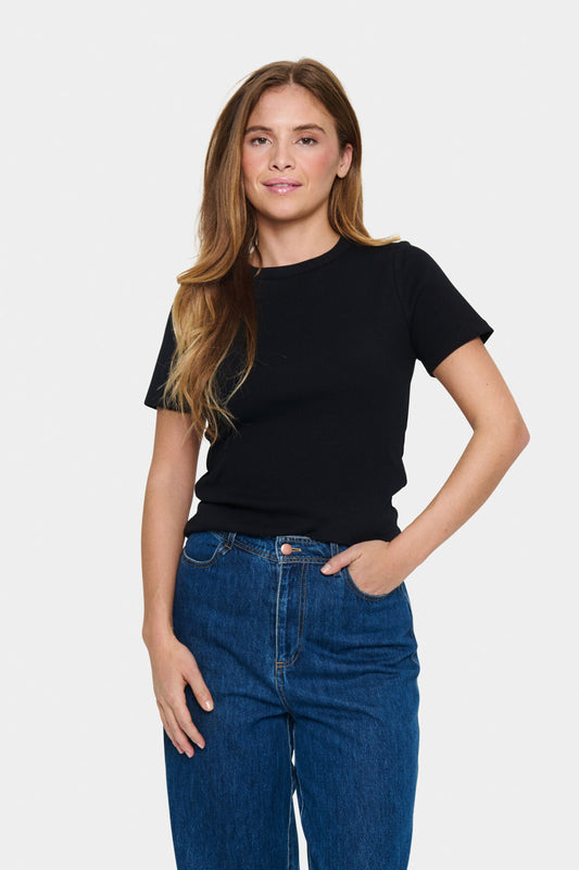 T-Shirt Aster | Noir