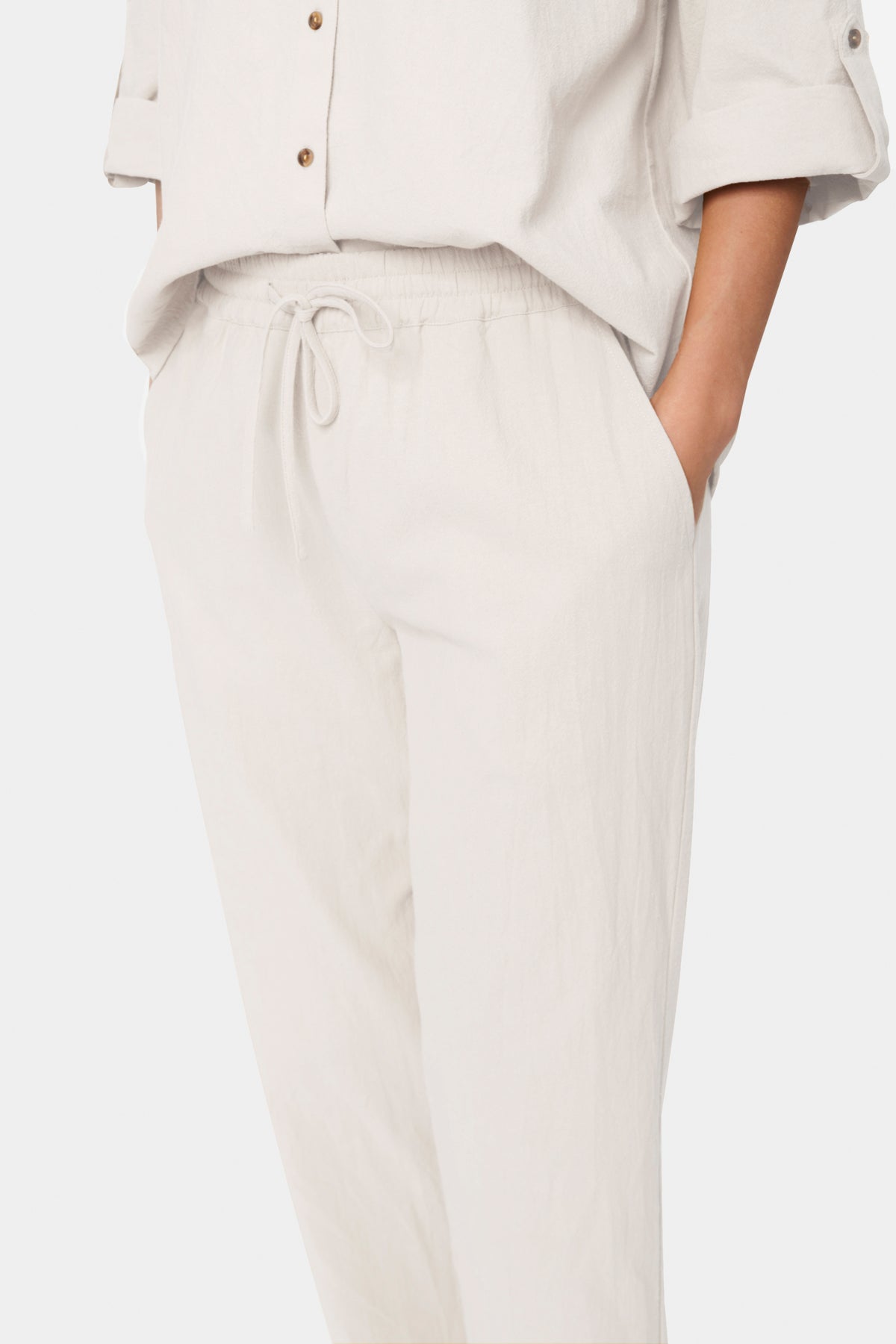 Pantalon Zalinda | Beige pâle