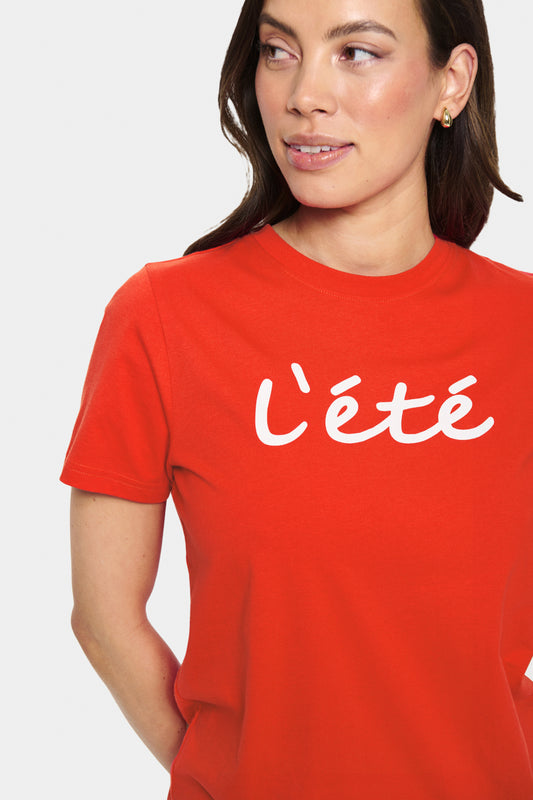 T-Shirt Kortnea | Rouge coquelicot
