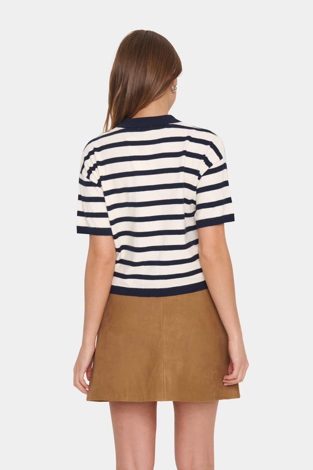 Polo cardigan Likam | Marine