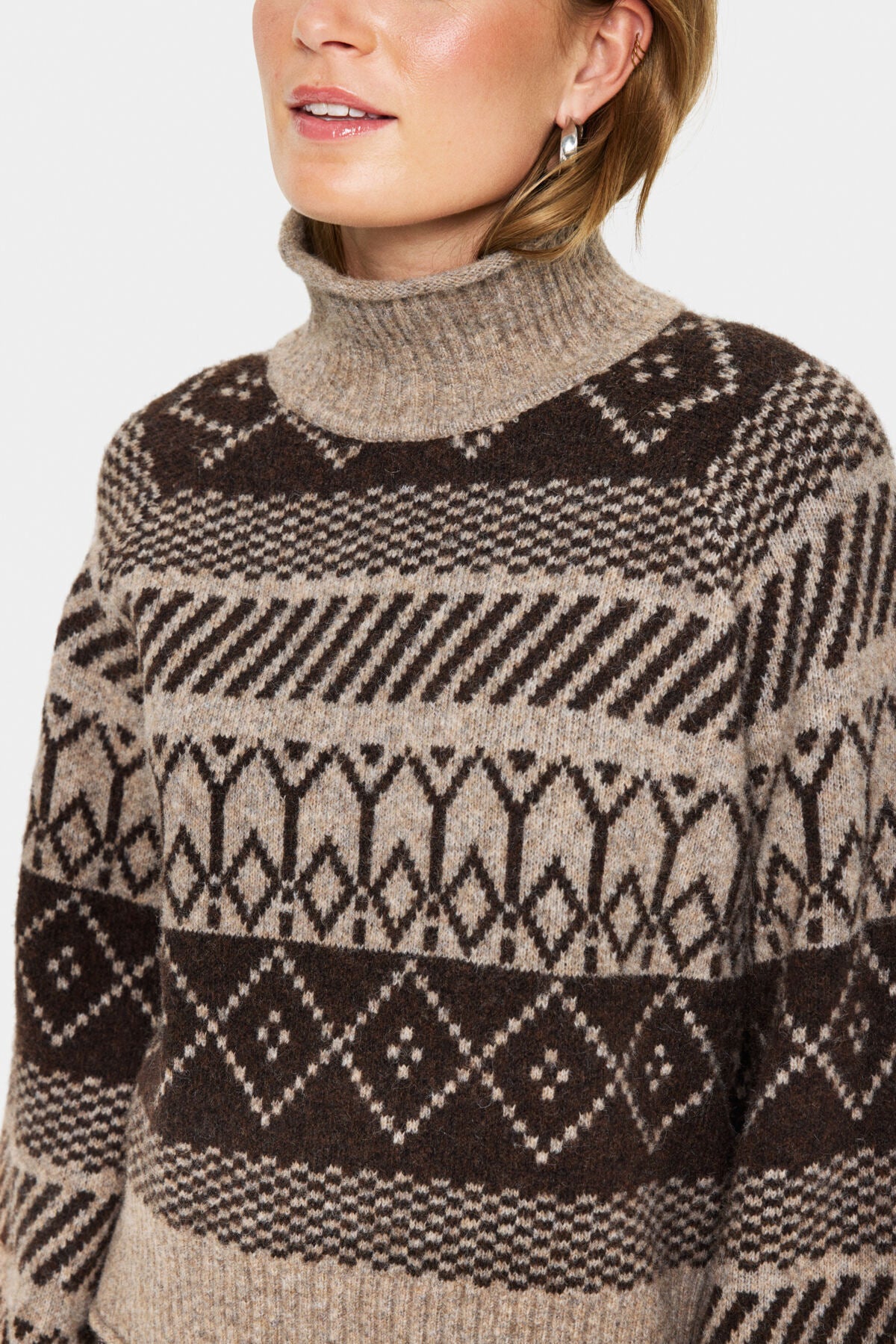 Tricot Micha | Brun