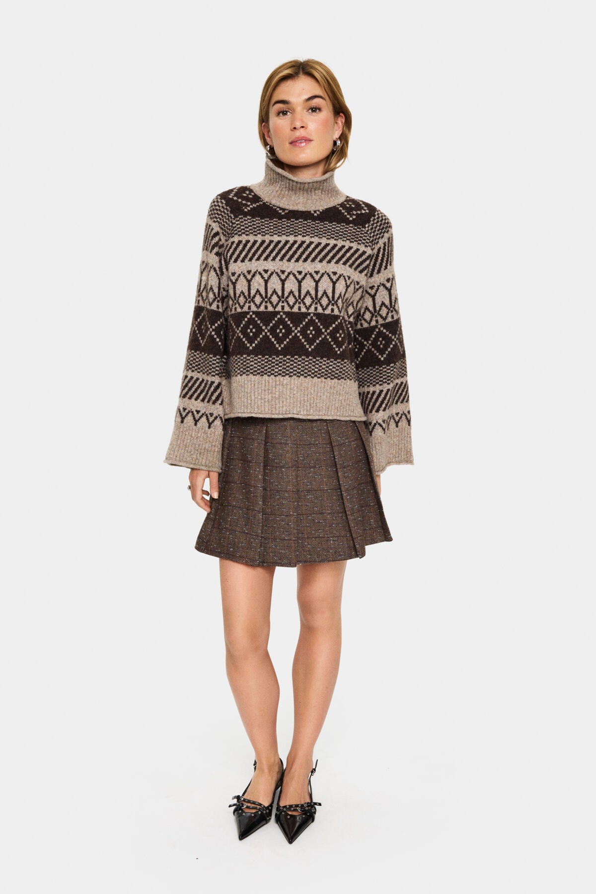Tricot Micha | Brun