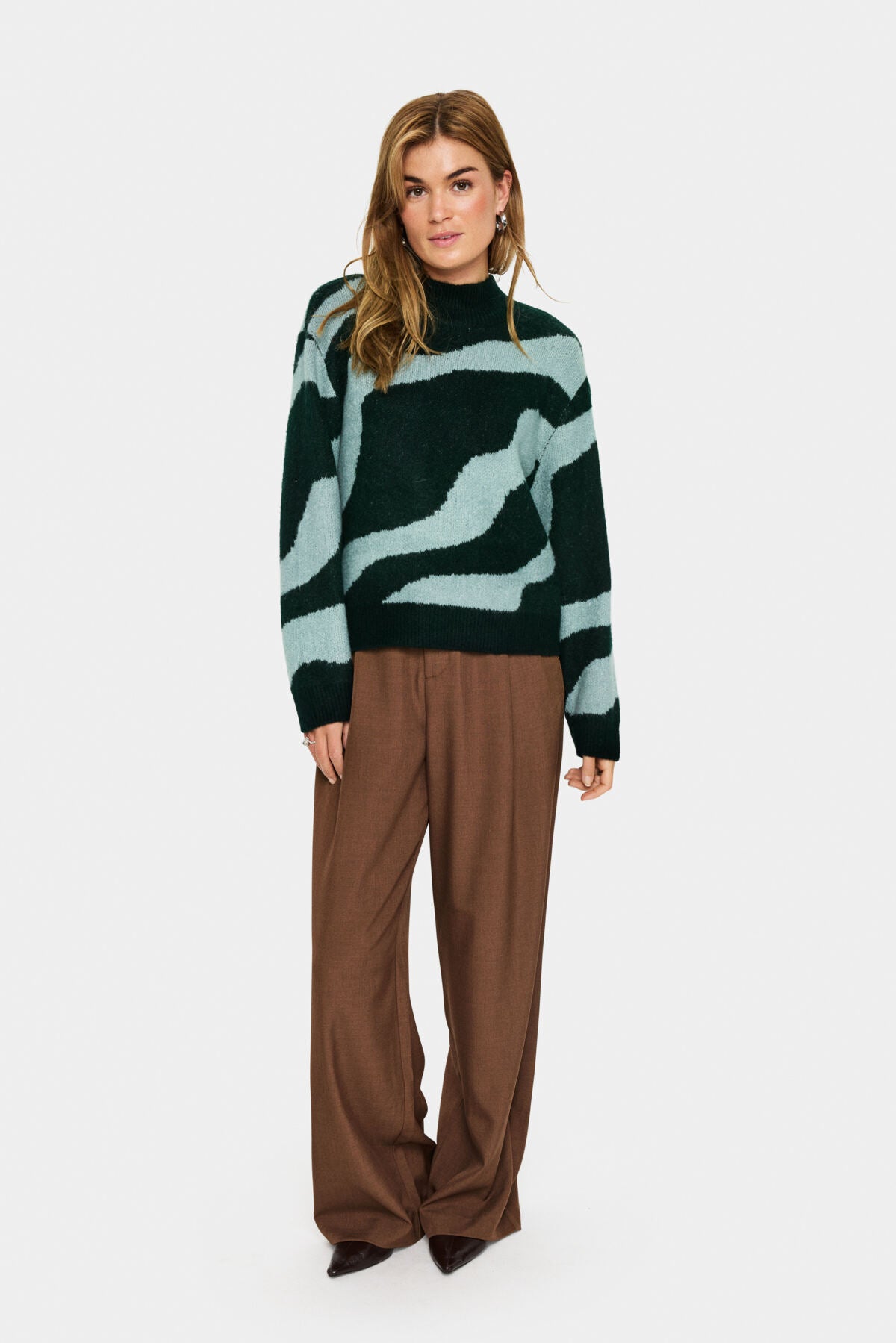 Tricot Mallie | Vert foncé