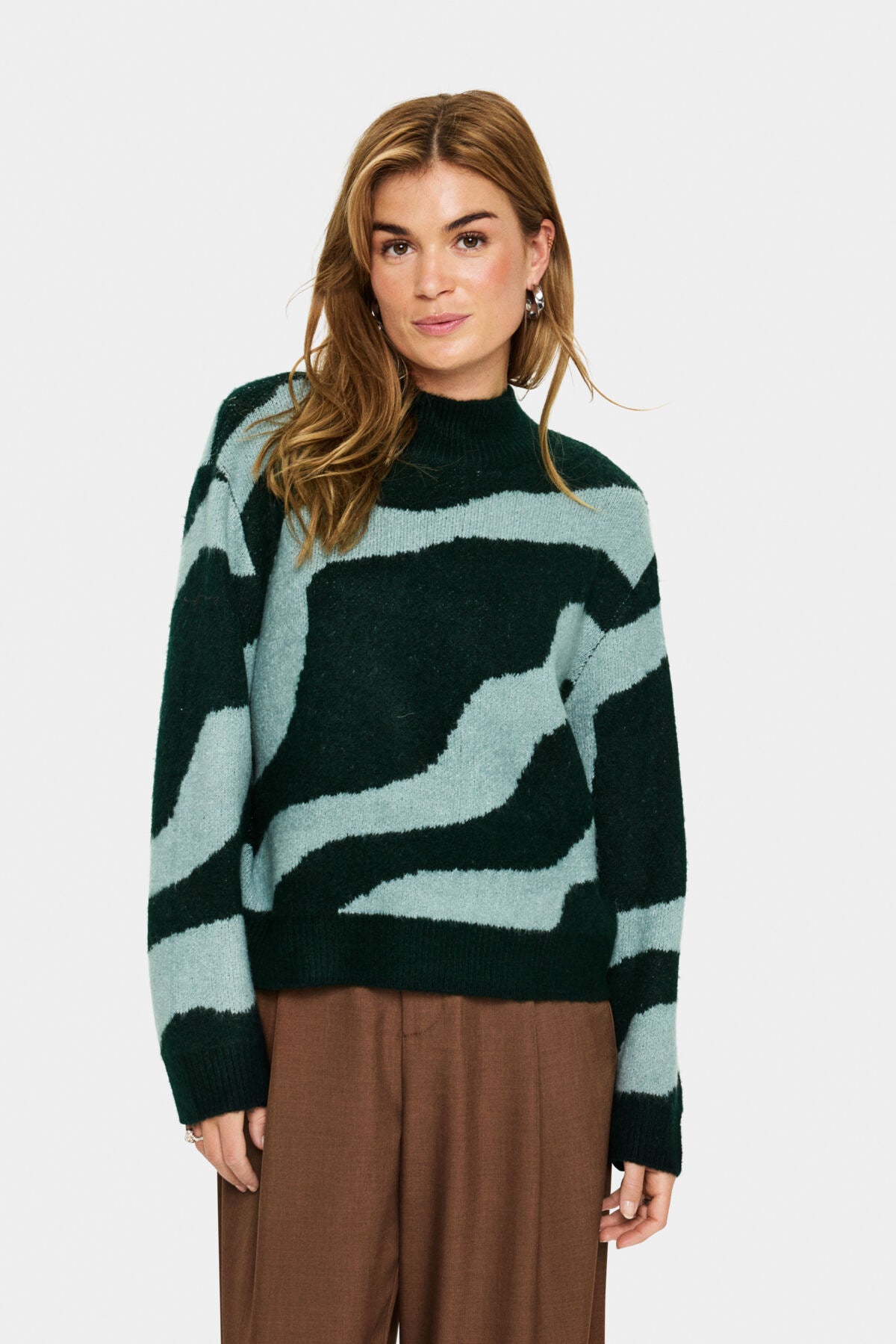 Tricot Mallie | Vert foncé