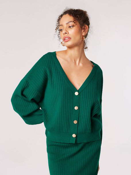 Cardigan réversible | Vert