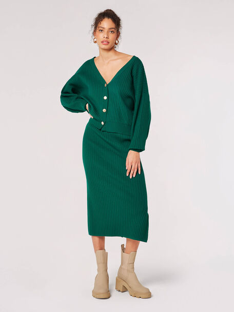 Cardigan réversible | Vert