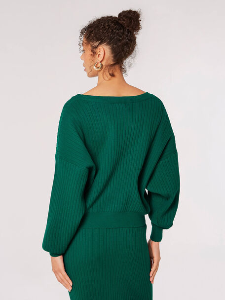 Cardigan réversible | Vert