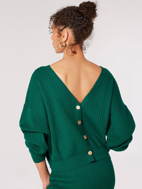 Cardigan réversible | Vert