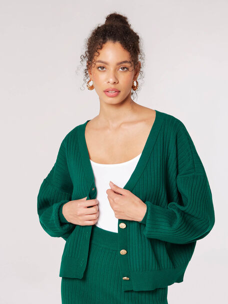 Cardigan réversible | Vert
