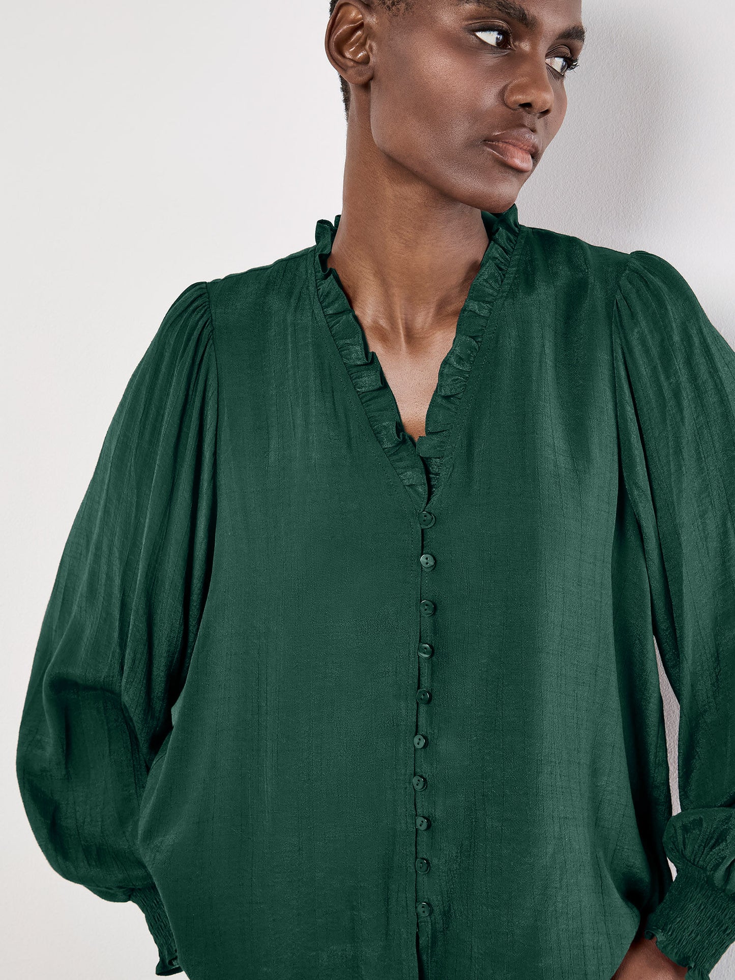 Blouse Boho | Vert émeraude