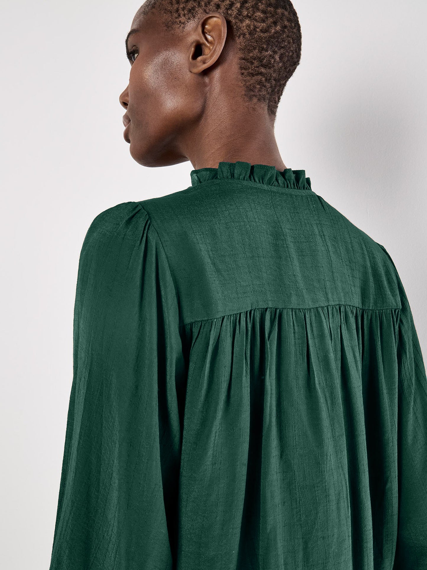 Blouse Boho | Vert émeraude