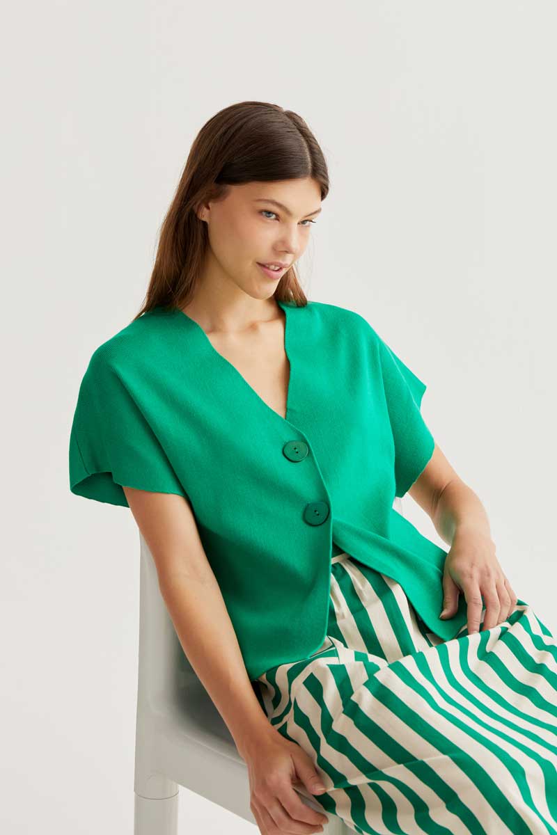 Cardigan Louane | Vert