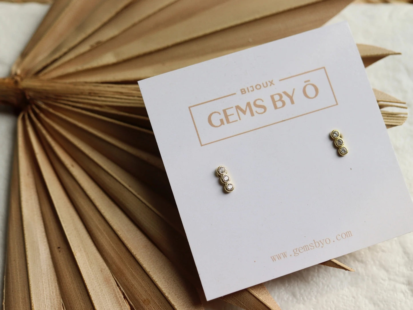 Boucles d'oreilles AUDE | Dorée