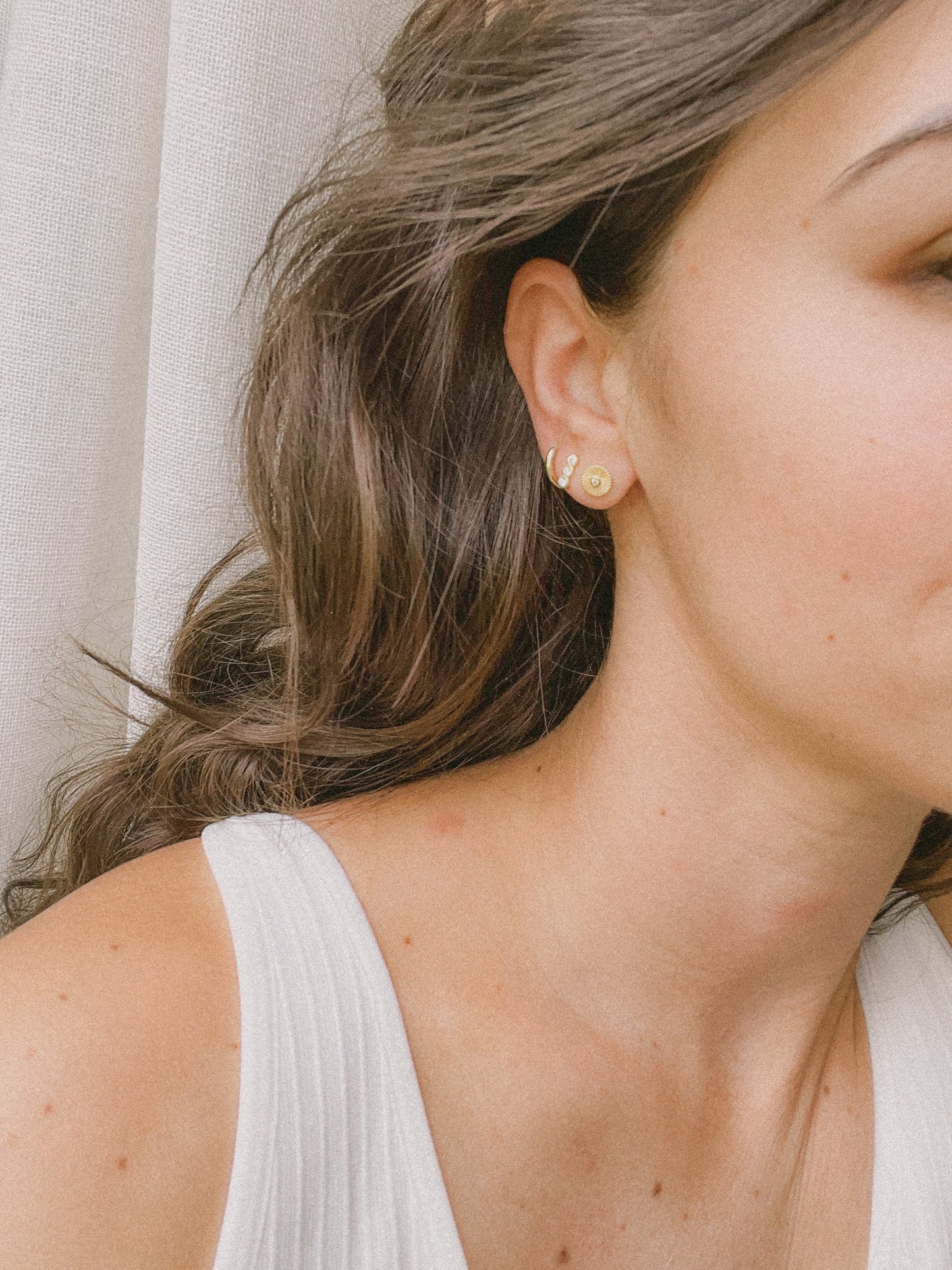 Boucles d'oreilles AUDE | Dorée