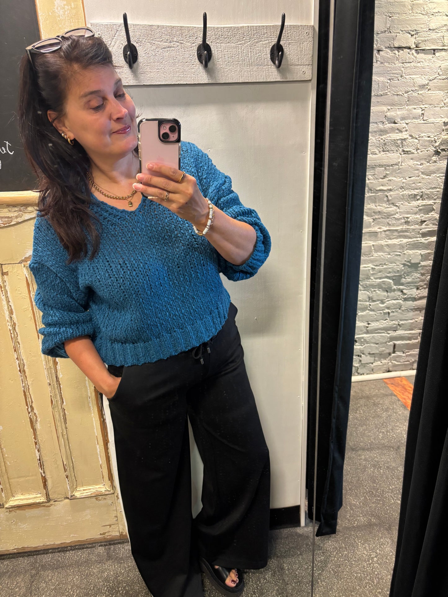 Tricot Paulina | Bleu