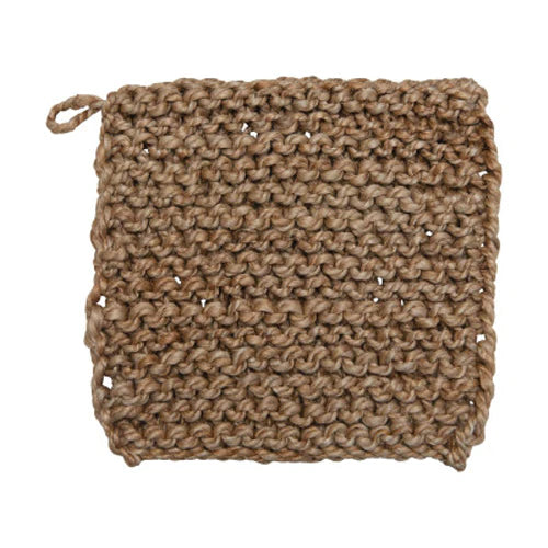 Sous-plat en jute naturel | Beige Avoine