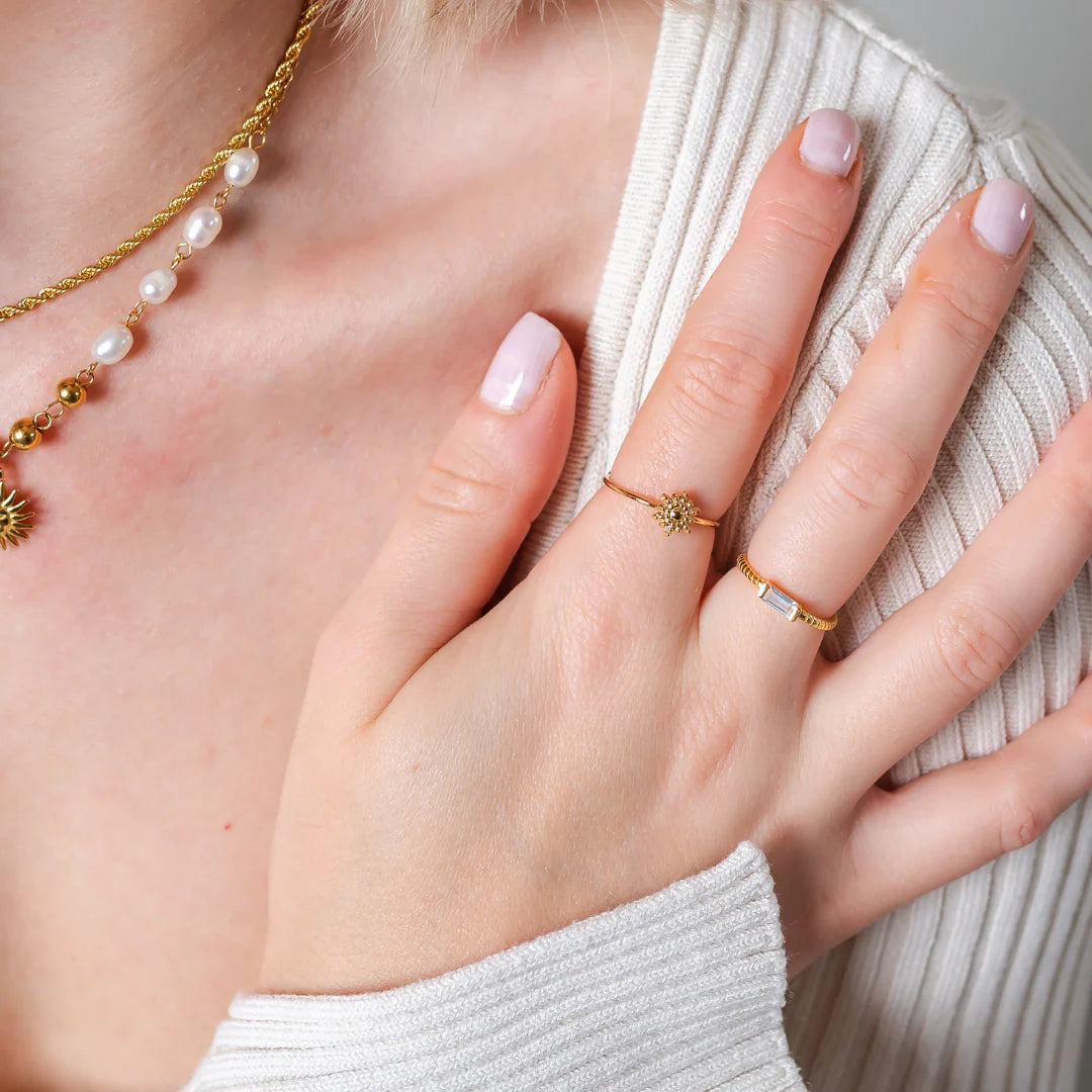 Bague ajustable Golden Hour | Or