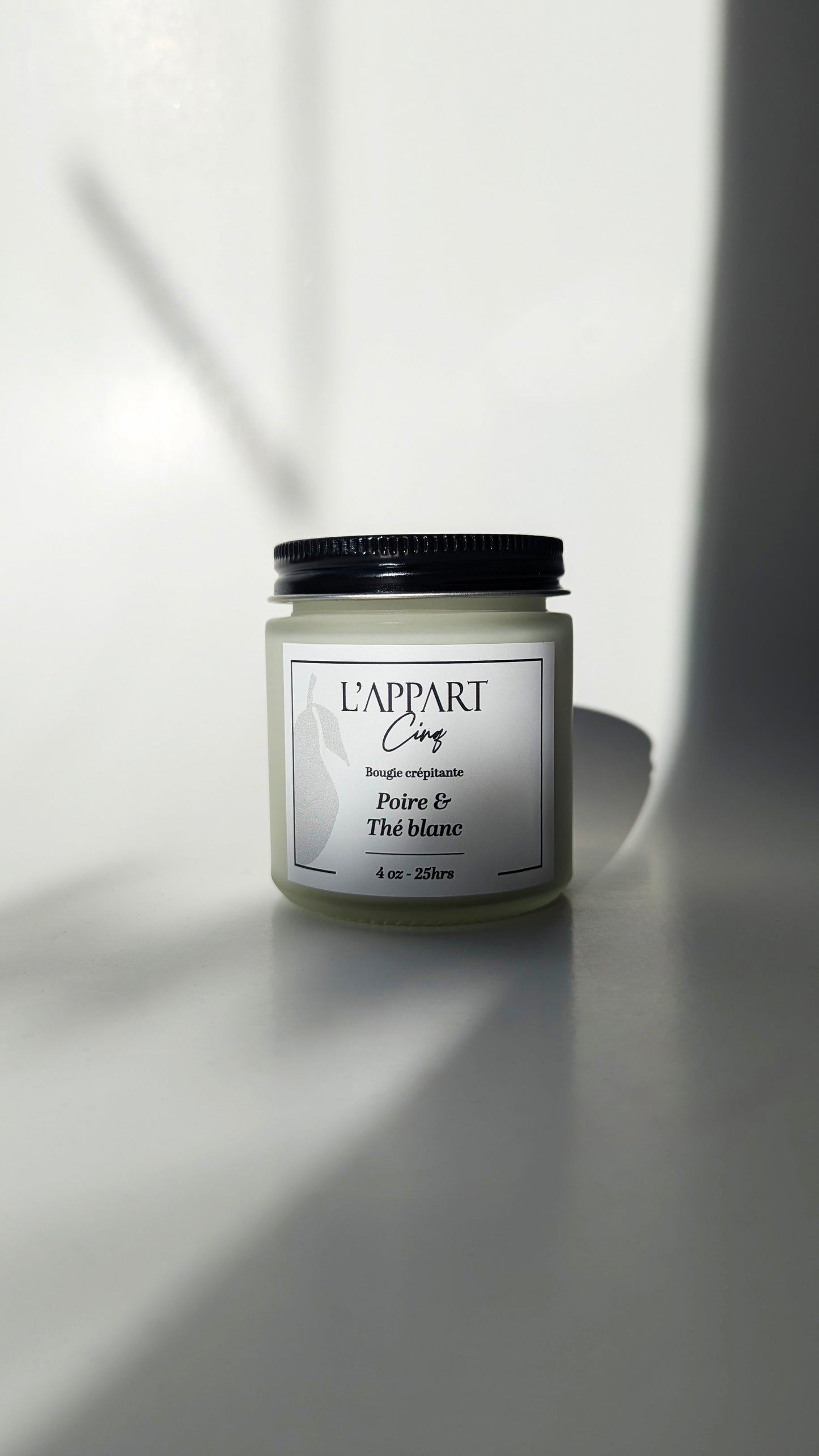 Bougie à mèche | Poire & Thé blanc