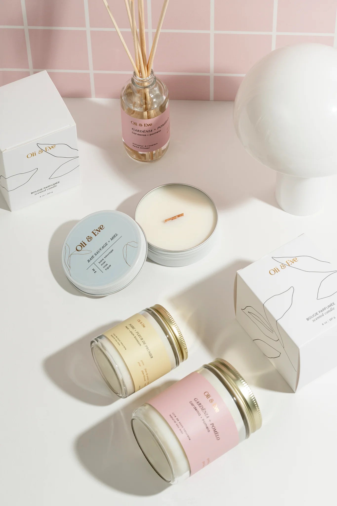 Bougie Oli & Eve | Baie sauvage & Miel