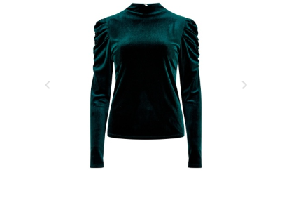 Chandail velours | Vert pin