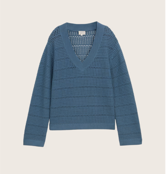 Tricot Laurali | Bleu acier