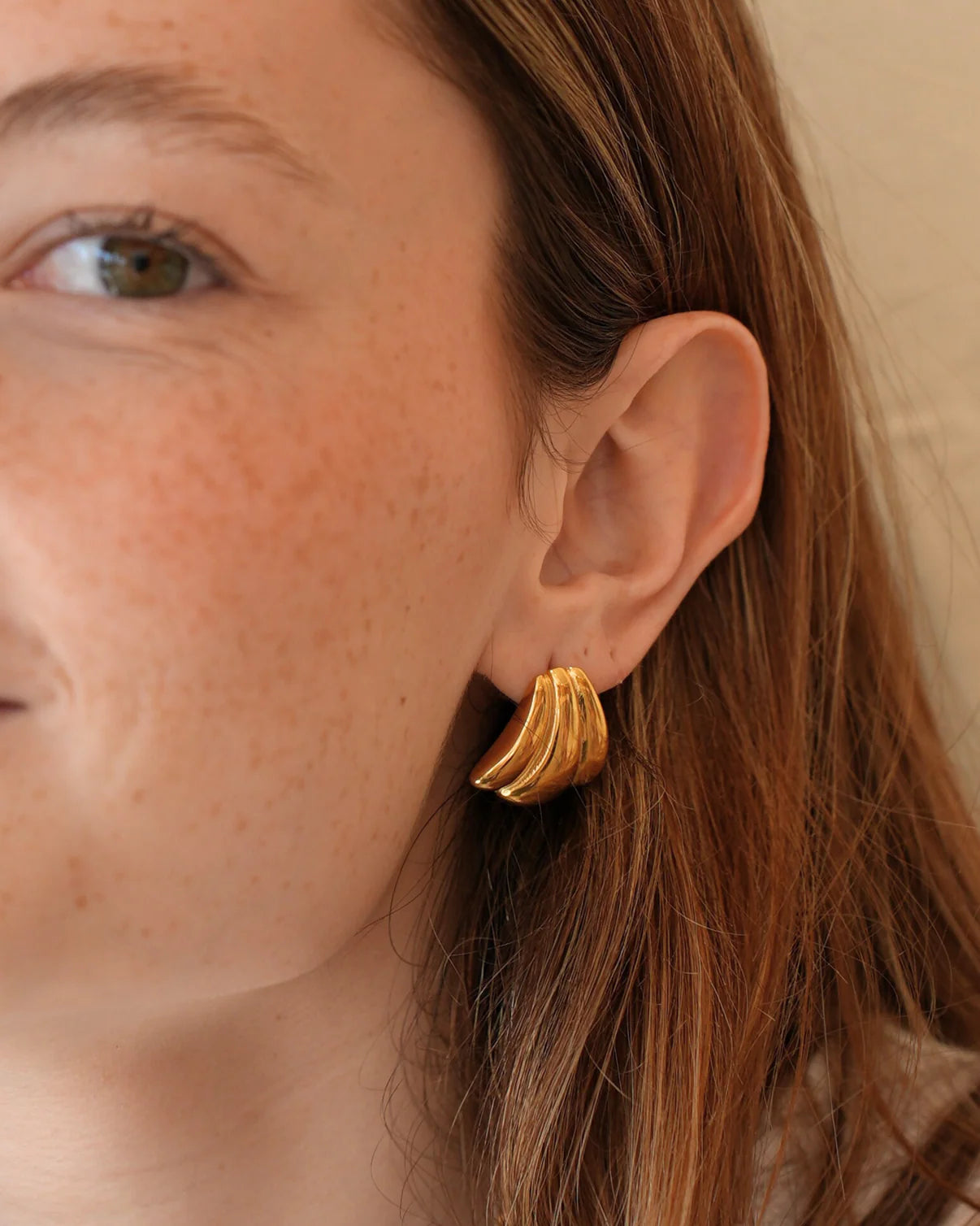Boucles d'oreilles Coastal | Or