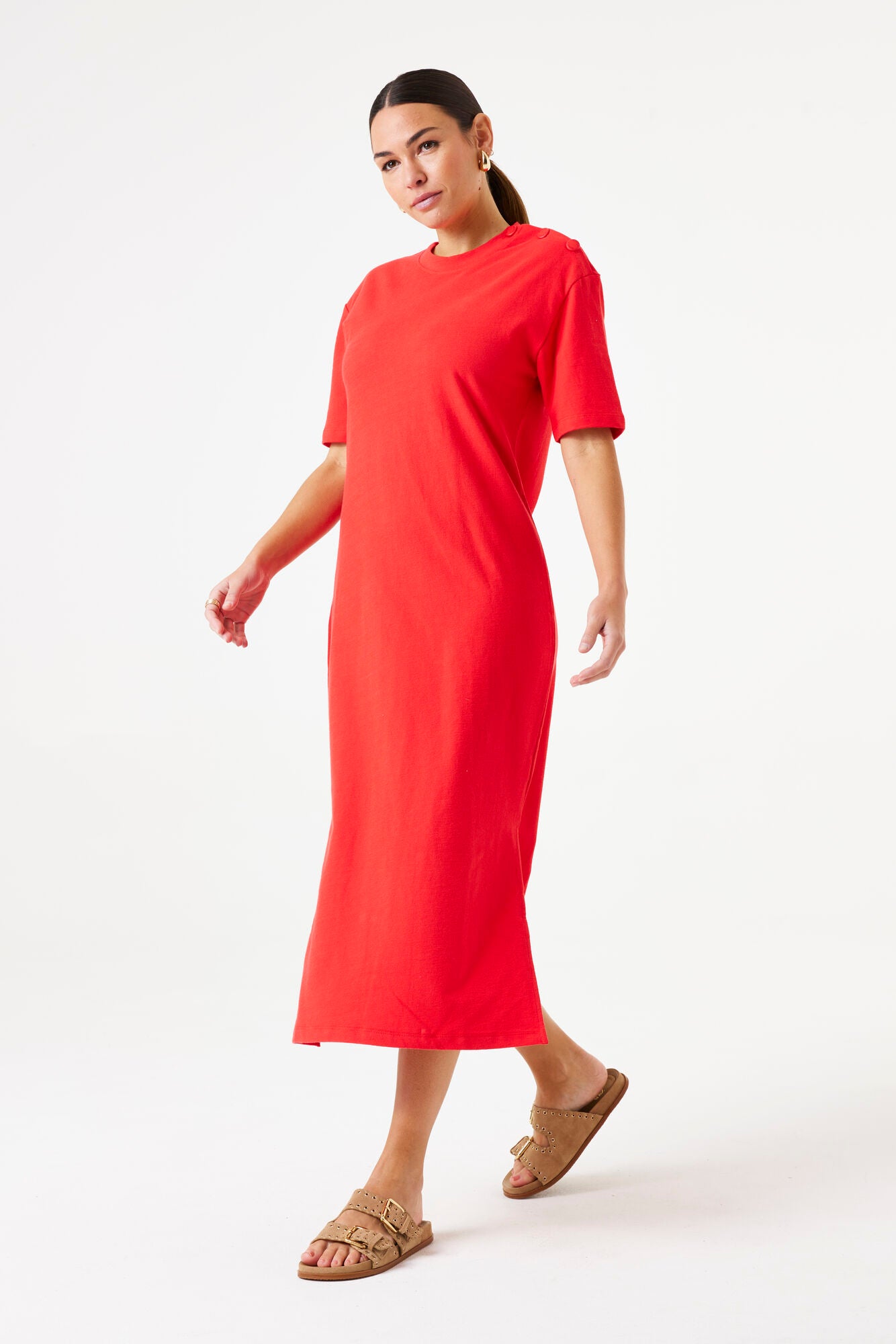 Robe Molly | Rouge coquelicot