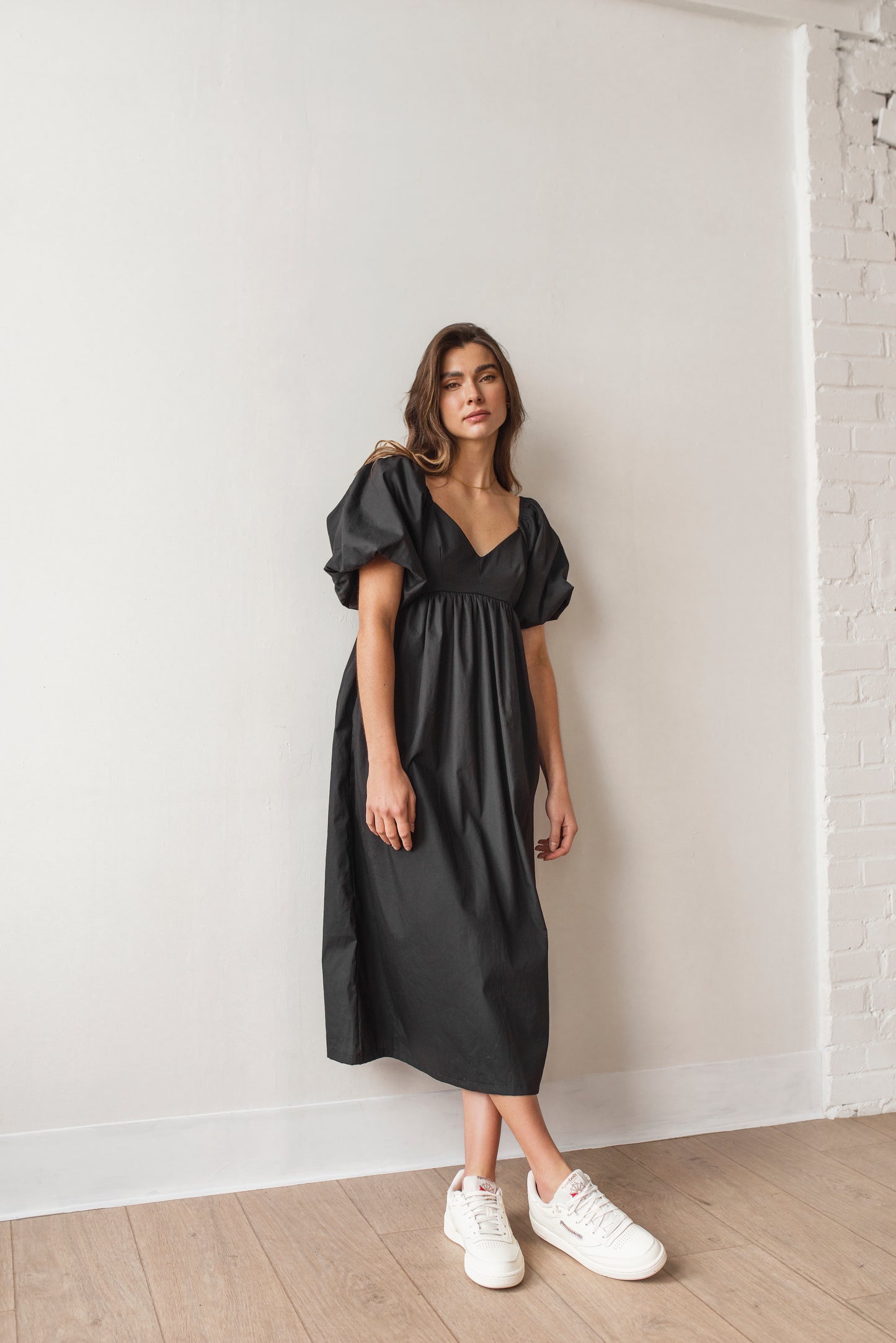 Robe Flore | Noire