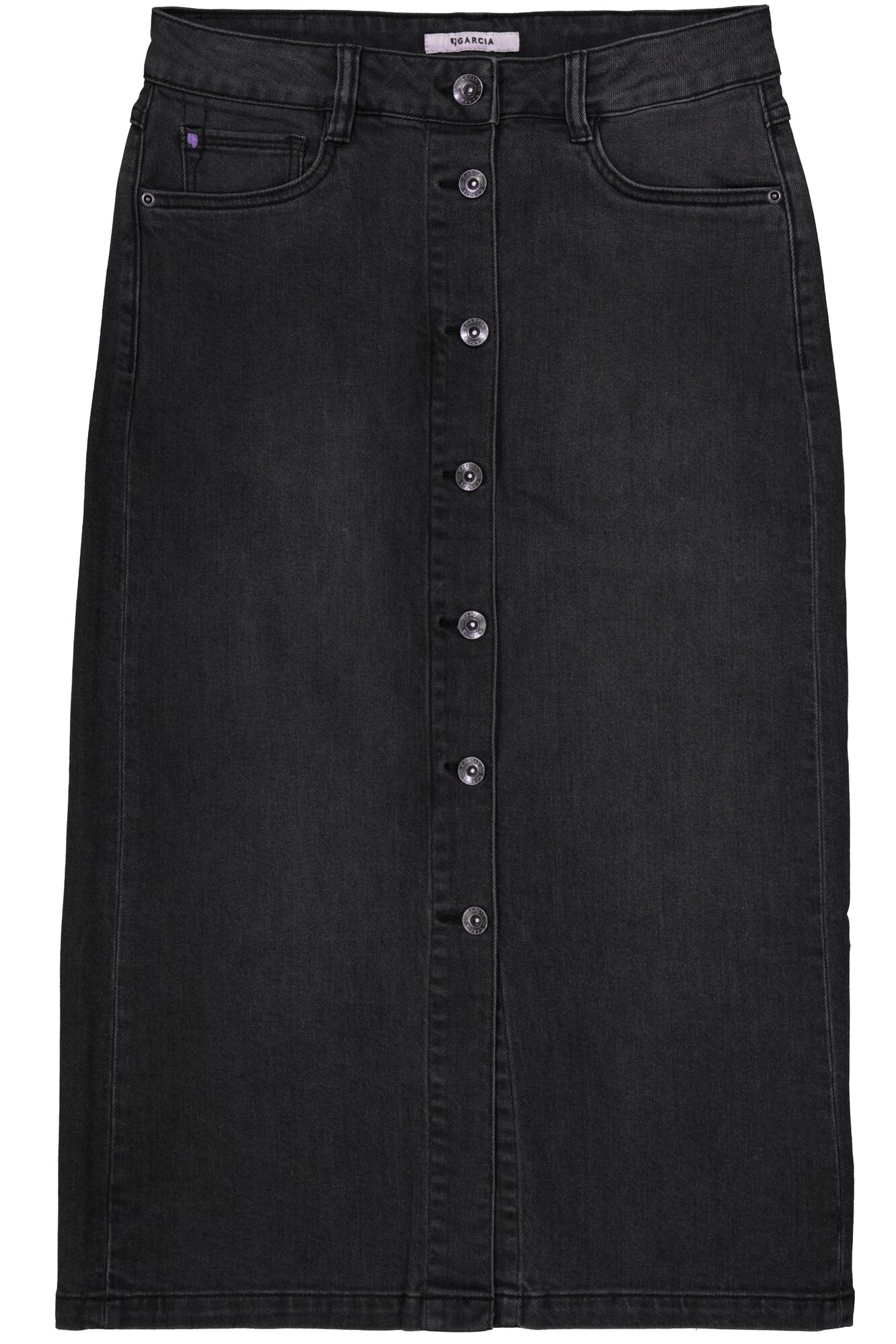 Jupe denim | Noir délavé